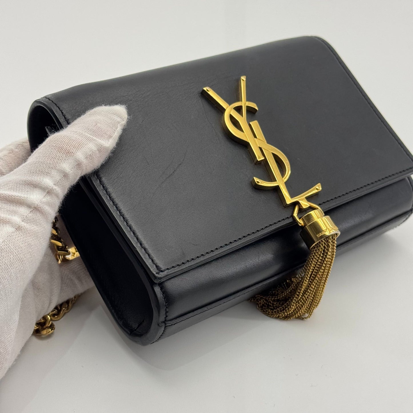 Saint Laurent - Kate - Leather - Black - (mini)