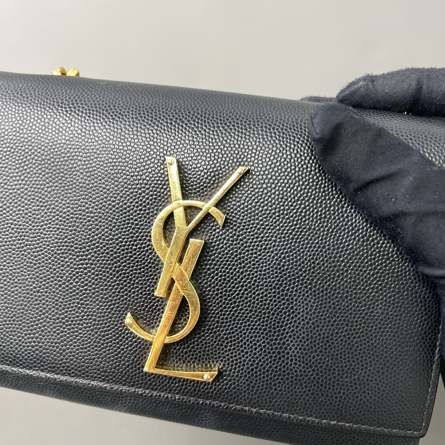 Saint Laurent - Kate - Leather - Black - (mini)