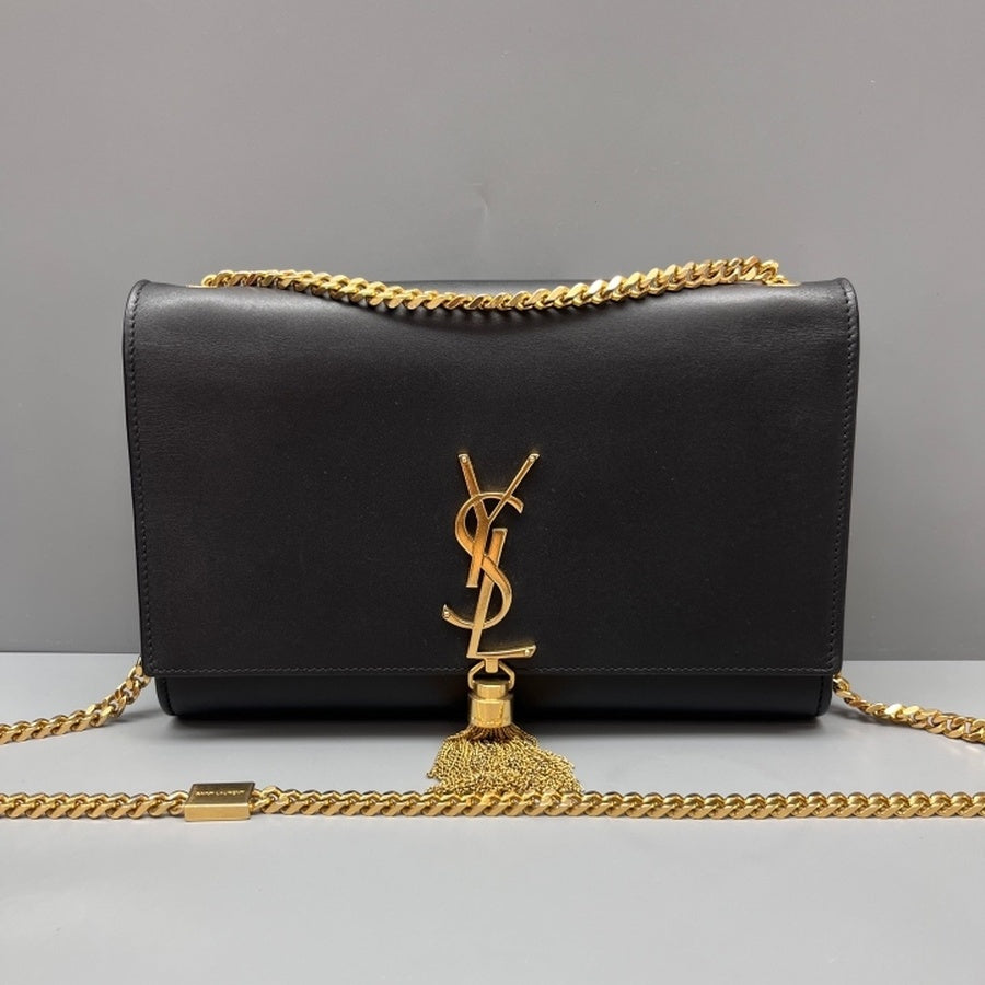 Saint Laurent - Kate - Leather - Black - (small)