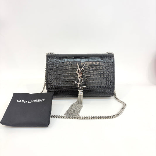 Saint Laurent - Kate - Leather - Black - (Small)