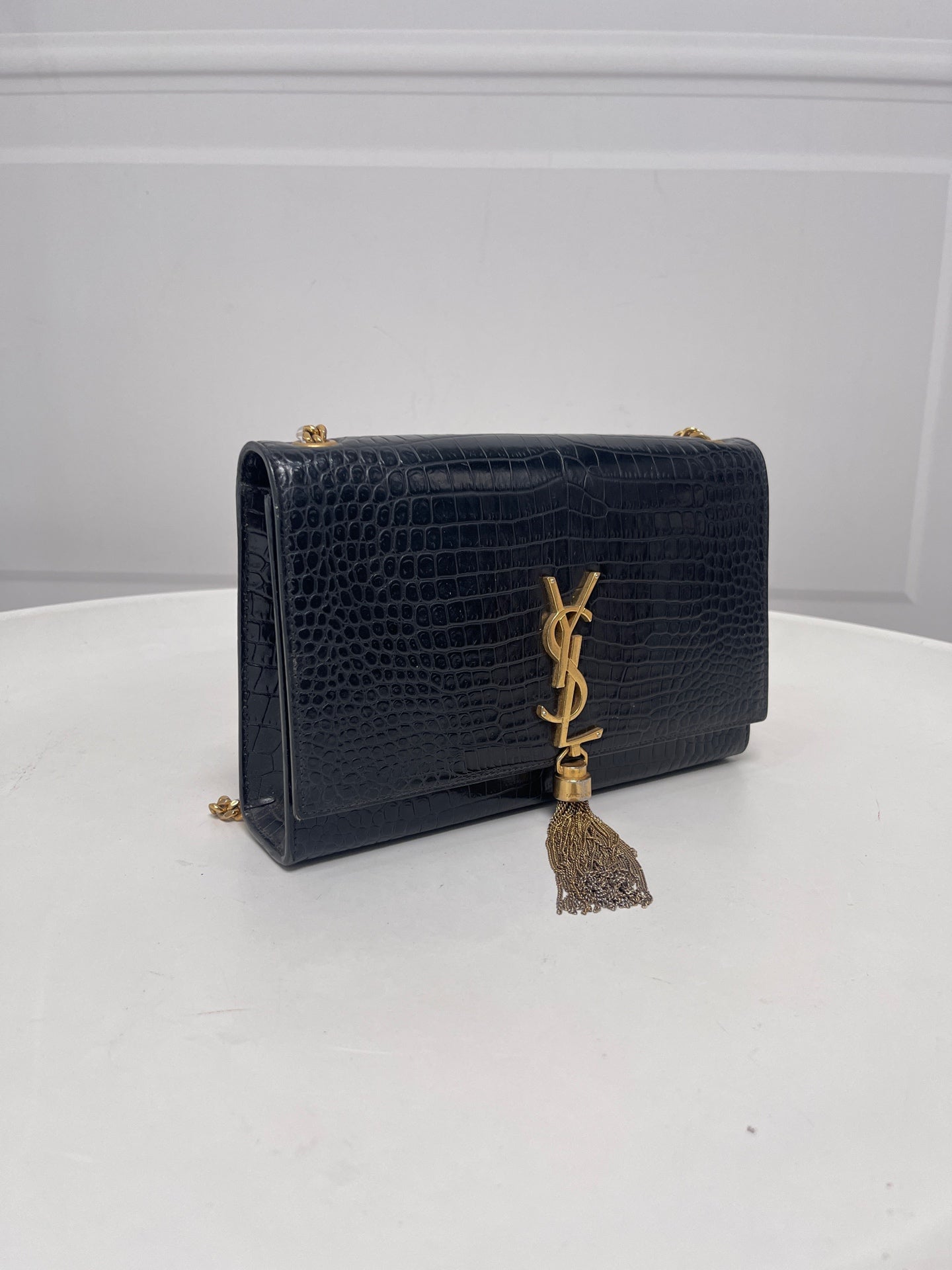 Saint Laurent - Kate - Leather - Black - (small)