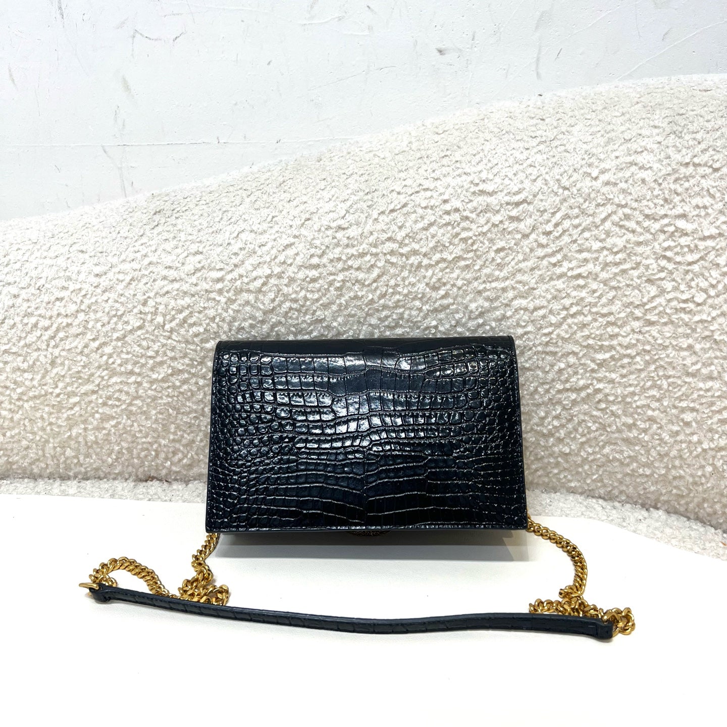 Saint Laurent - Kate - Leather - Black - (small)
