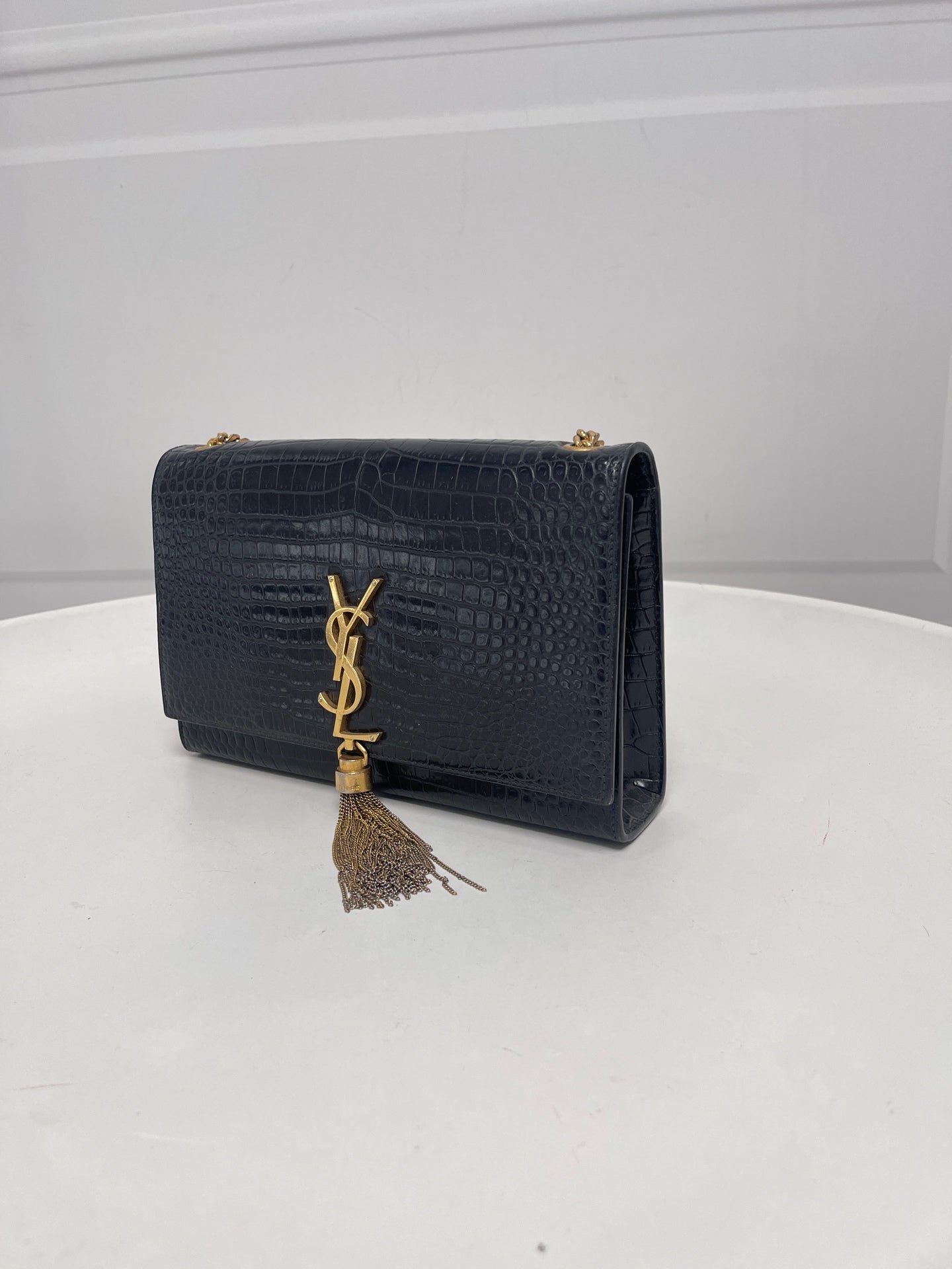 Saint Laurent - Kate - Leather - Black - (small)