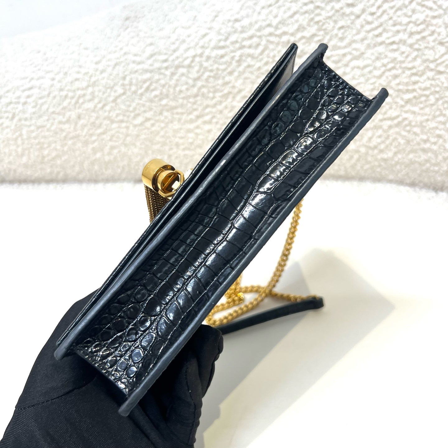 Saint Laurent - Kate - Leather - Black - (small)