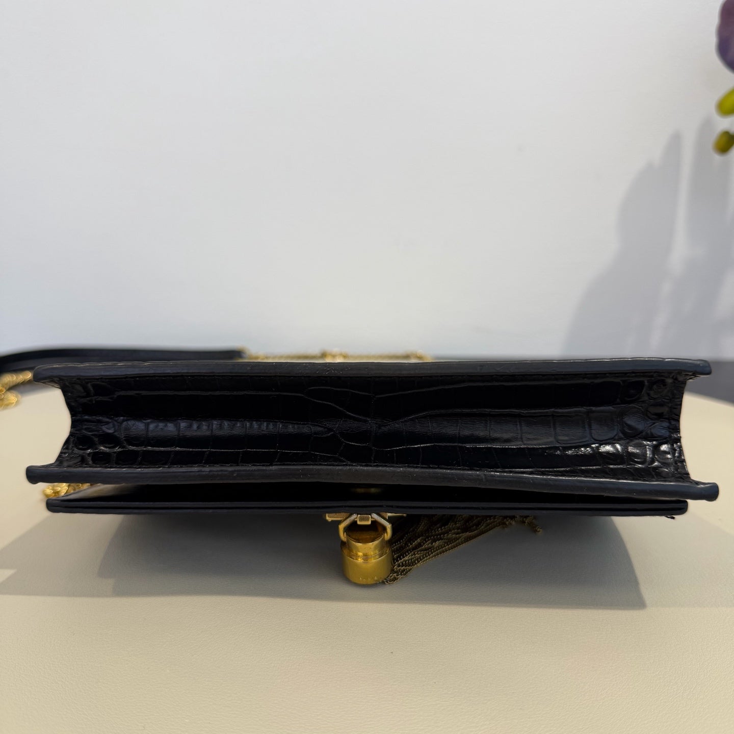 Saint Laurent - Kate - Leather - Black - (small)
