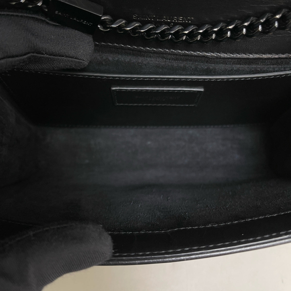 Saint Laurent - Kate - Leather - Black - (small)