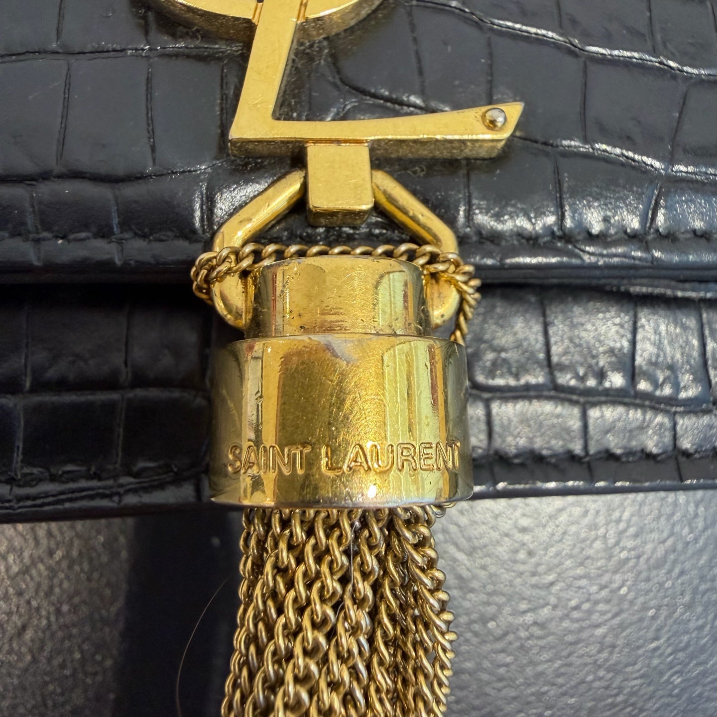 Saint Laurent - Kate - Leather - Black - (small)