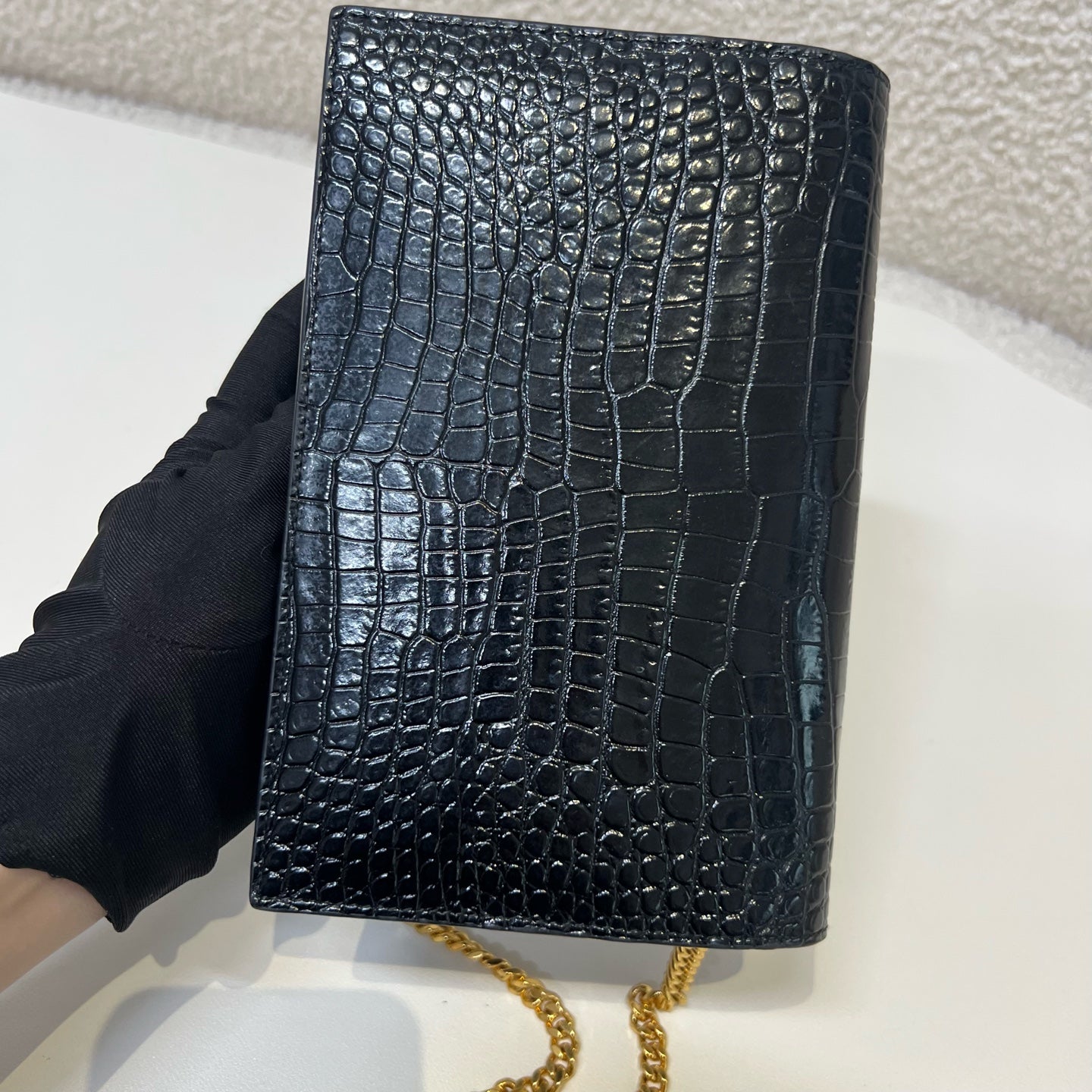 Saint Laurent - Kate - Leather - Black - (small)