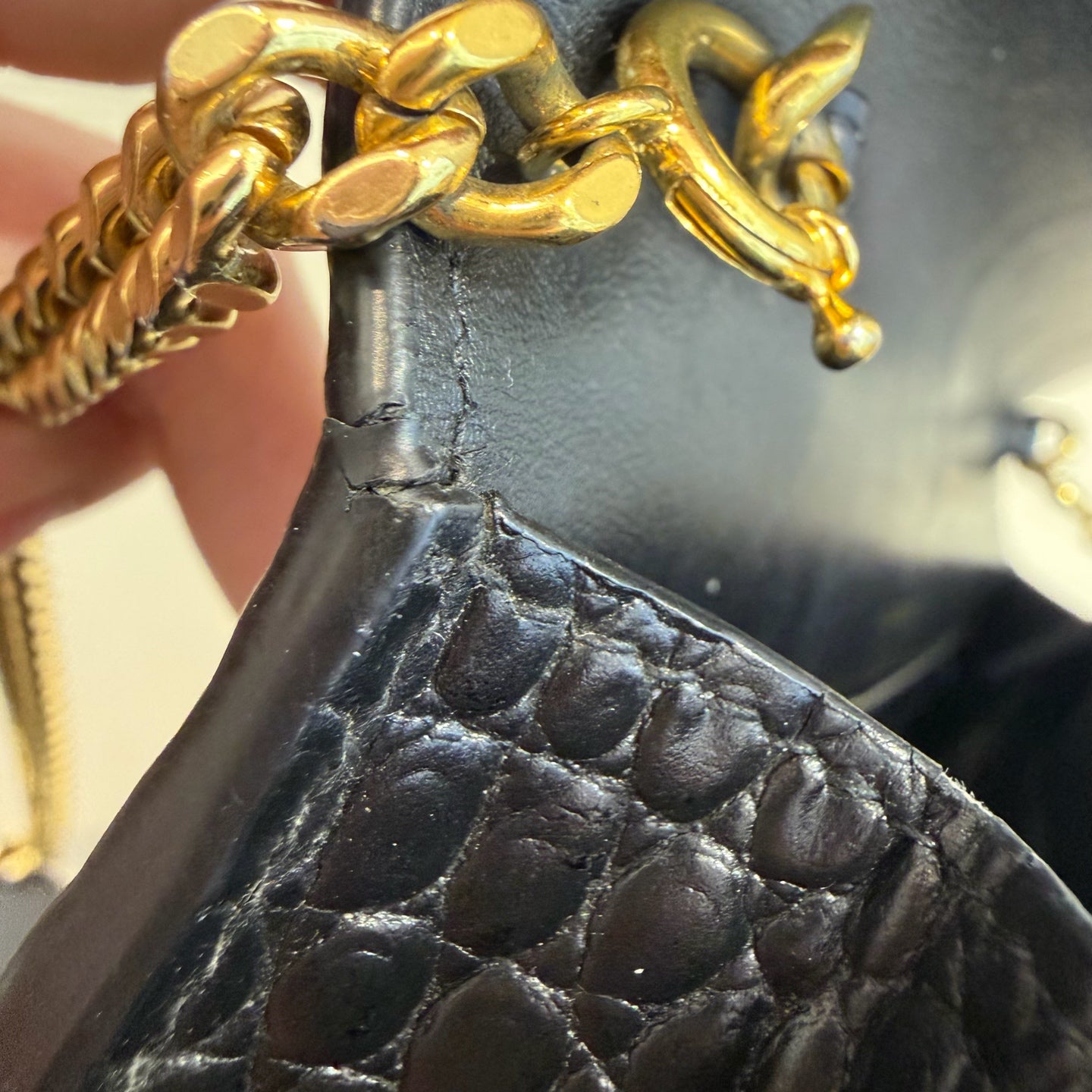 Saint Laurent - Kate - Leather - Black - (small)
