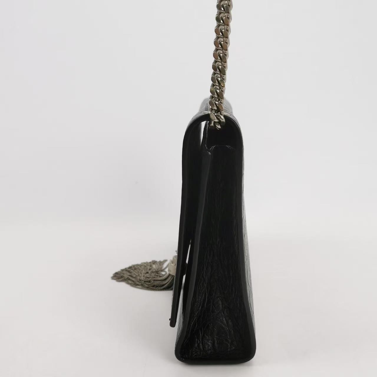 Saint Laurent - Kate - Leather - Black with Silver-Tone Hardware - (small)