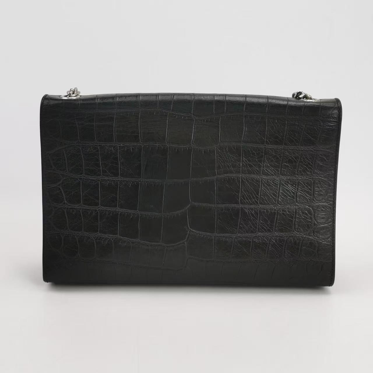 Saint Laurent - Kate - Leather - Black with Silver-Tone Hardware - (small)