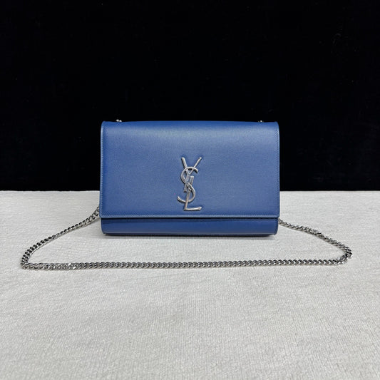 Saint Laurent - Kate - Leather - Blue - (medium)