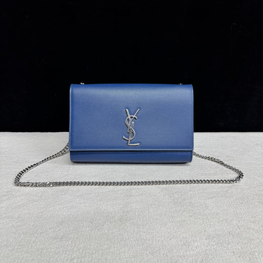 Saint Laurent - Kate - Leather - Blue - (medium)