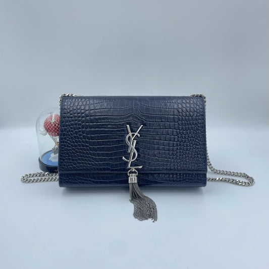 Saint Laurent - Kate - Leather - Blue - (medium)