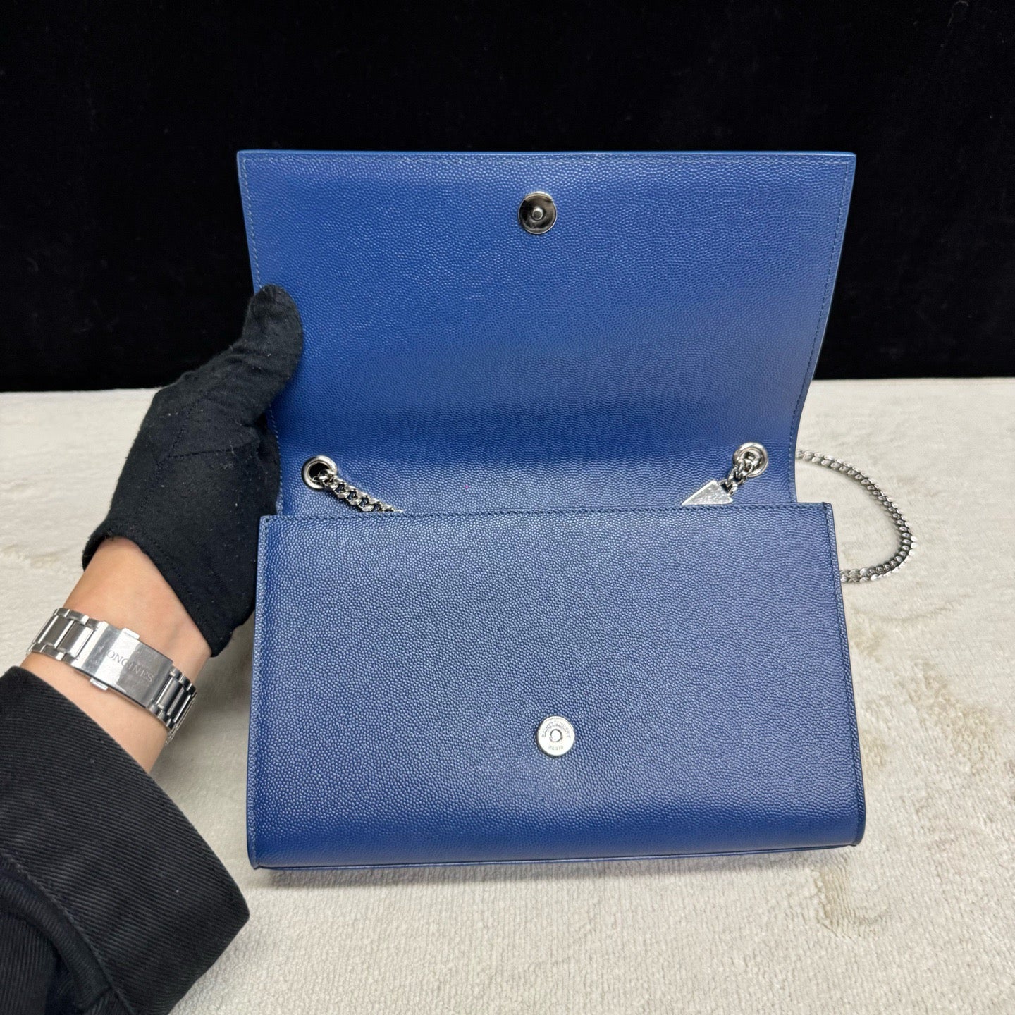 Saint Laurent - Kate - Leather - Blue - (medium)
