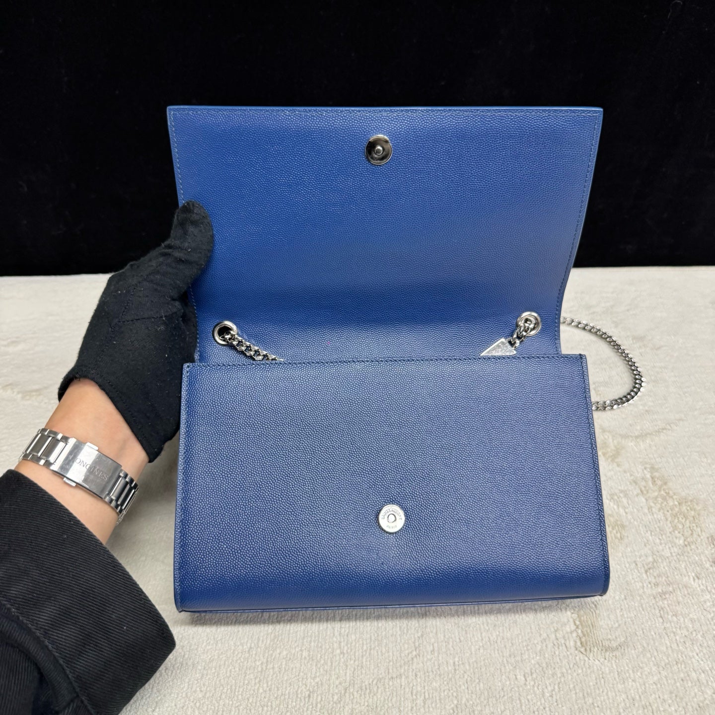 Saint Laurent - Kate - Leather - Blue - (medium)