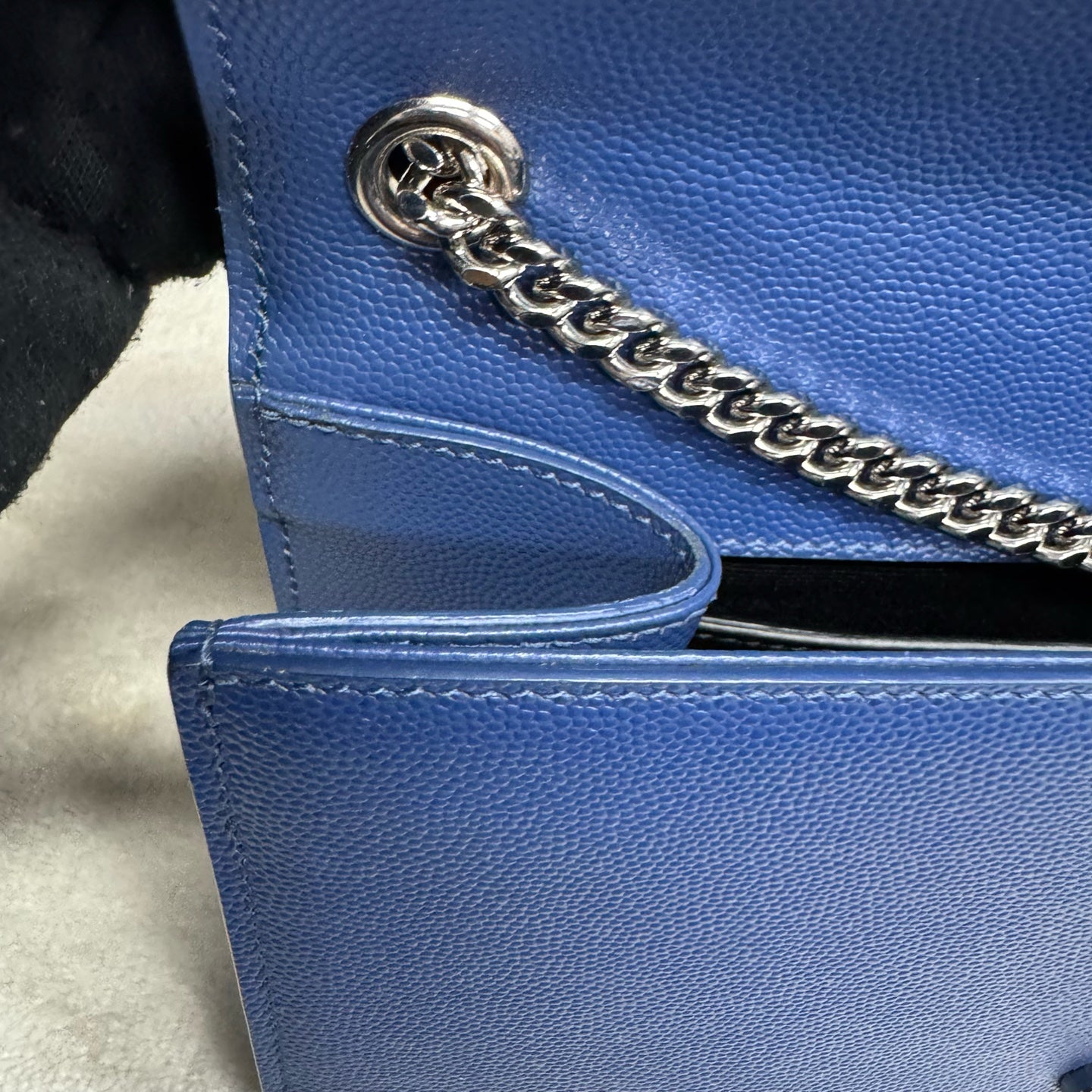 Saint Laurent - Kate - Leather - Blue - (medium)