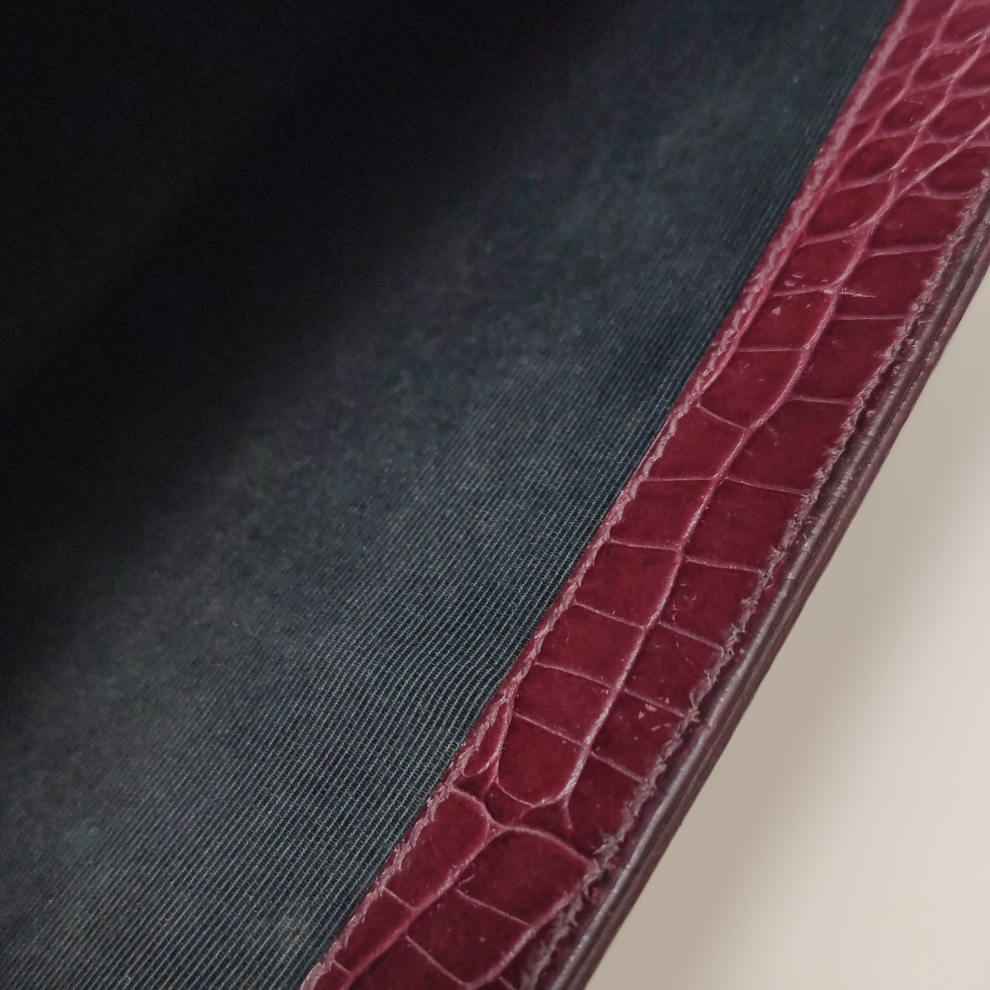 Saint Laurent - Kate - Leather - Burgundy - (medium)