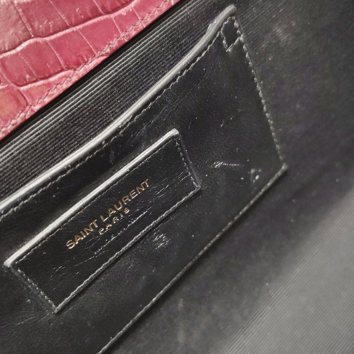 Saint Laurent - Kate - Leather - Burgundy - (medium)