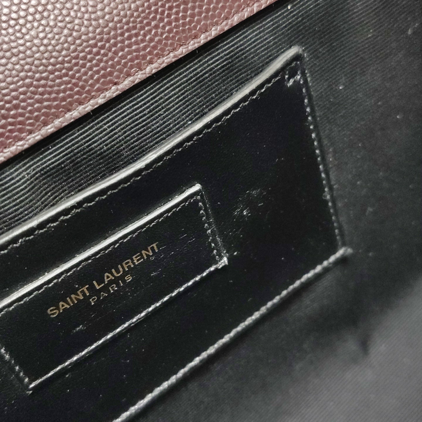 Saint Laurent - Kate - Leather - Burgundy - (medium)