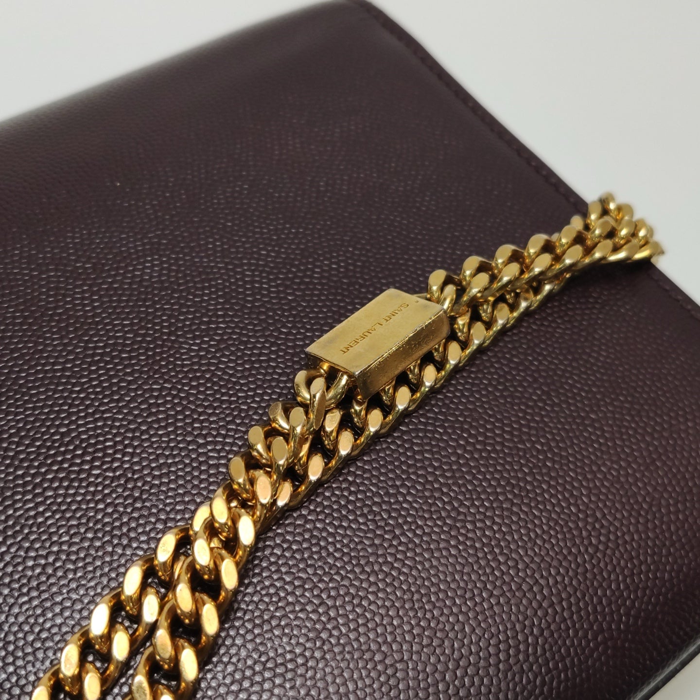 Saint Laurent - Kate - Leather - Burgundy - (medium)