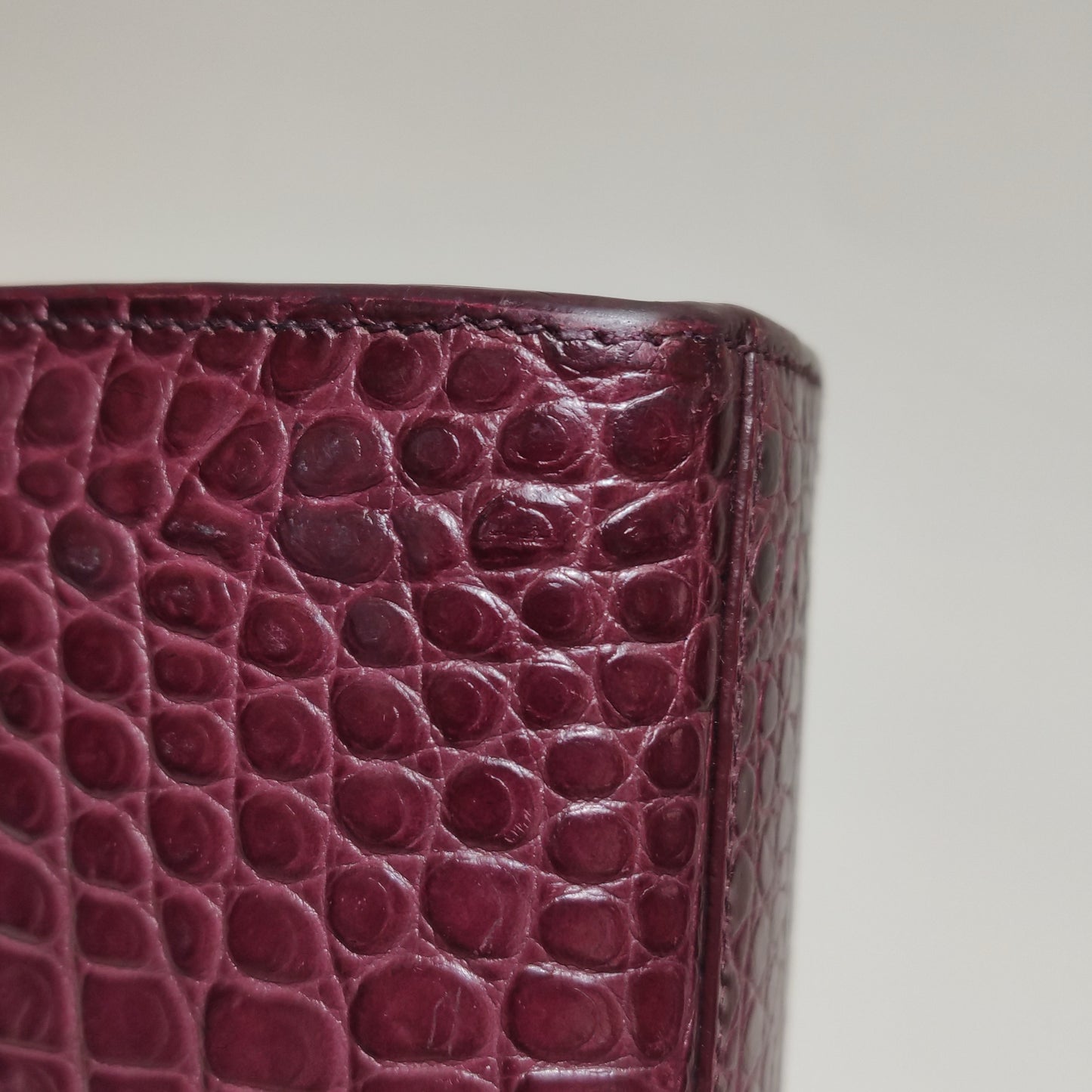 Saint Laurent - Kate - Leather - Burgundy - (medium)