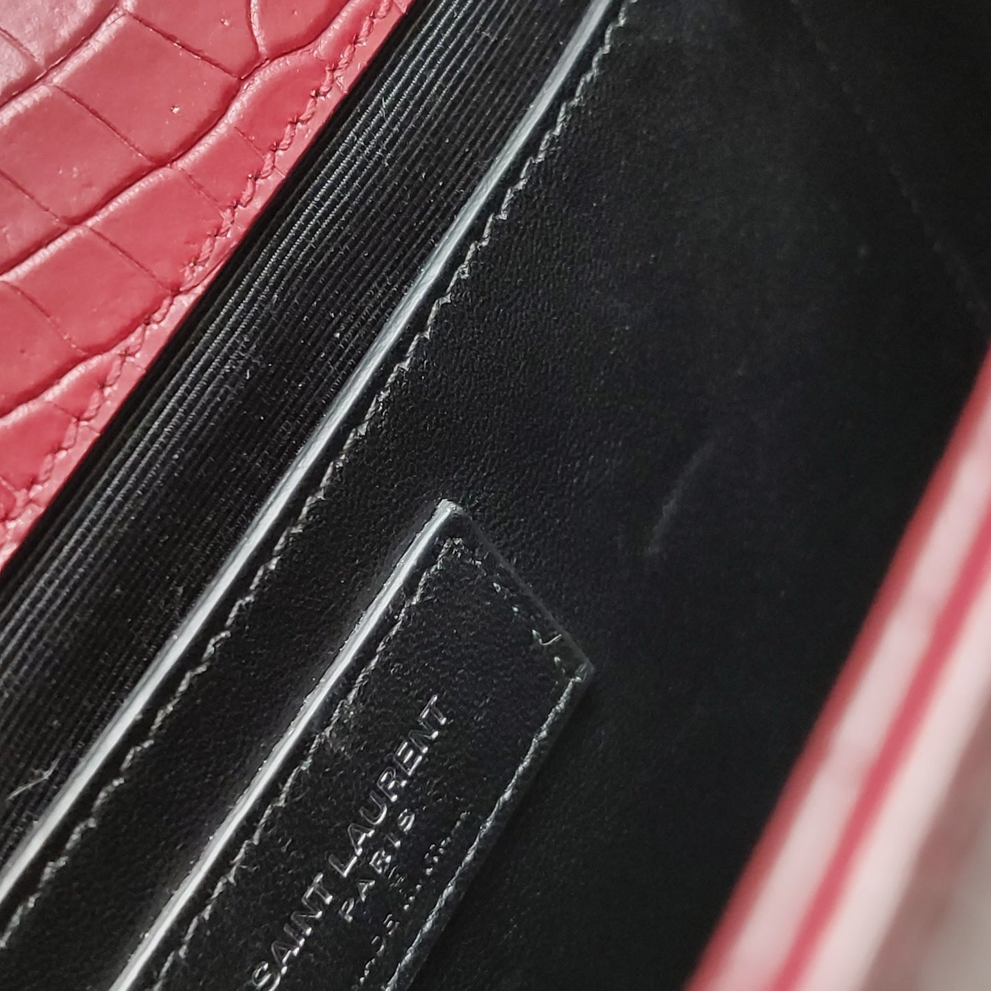 Saint Laurent - Kate - Leather - Burgundy - (Small)