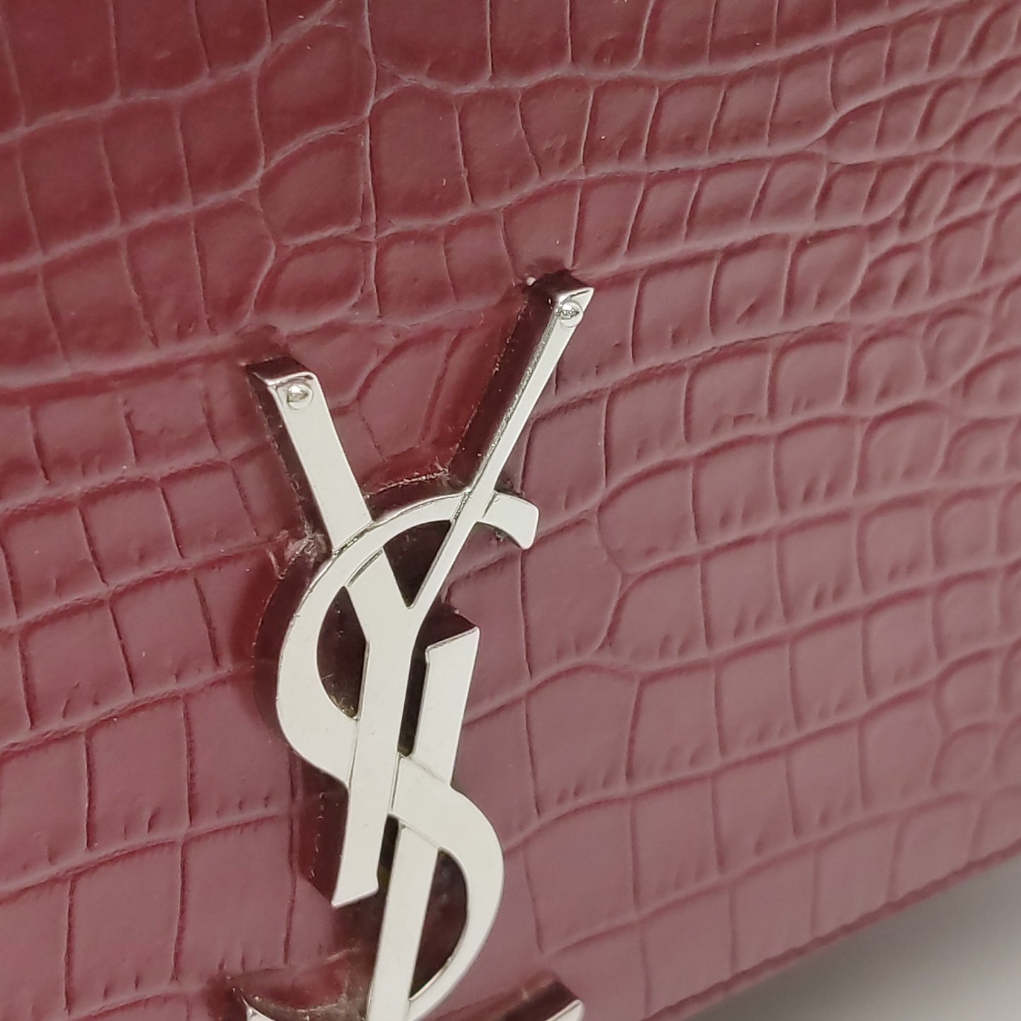 Saint Laurent - Kate - Leather - Burgundy - (Small)