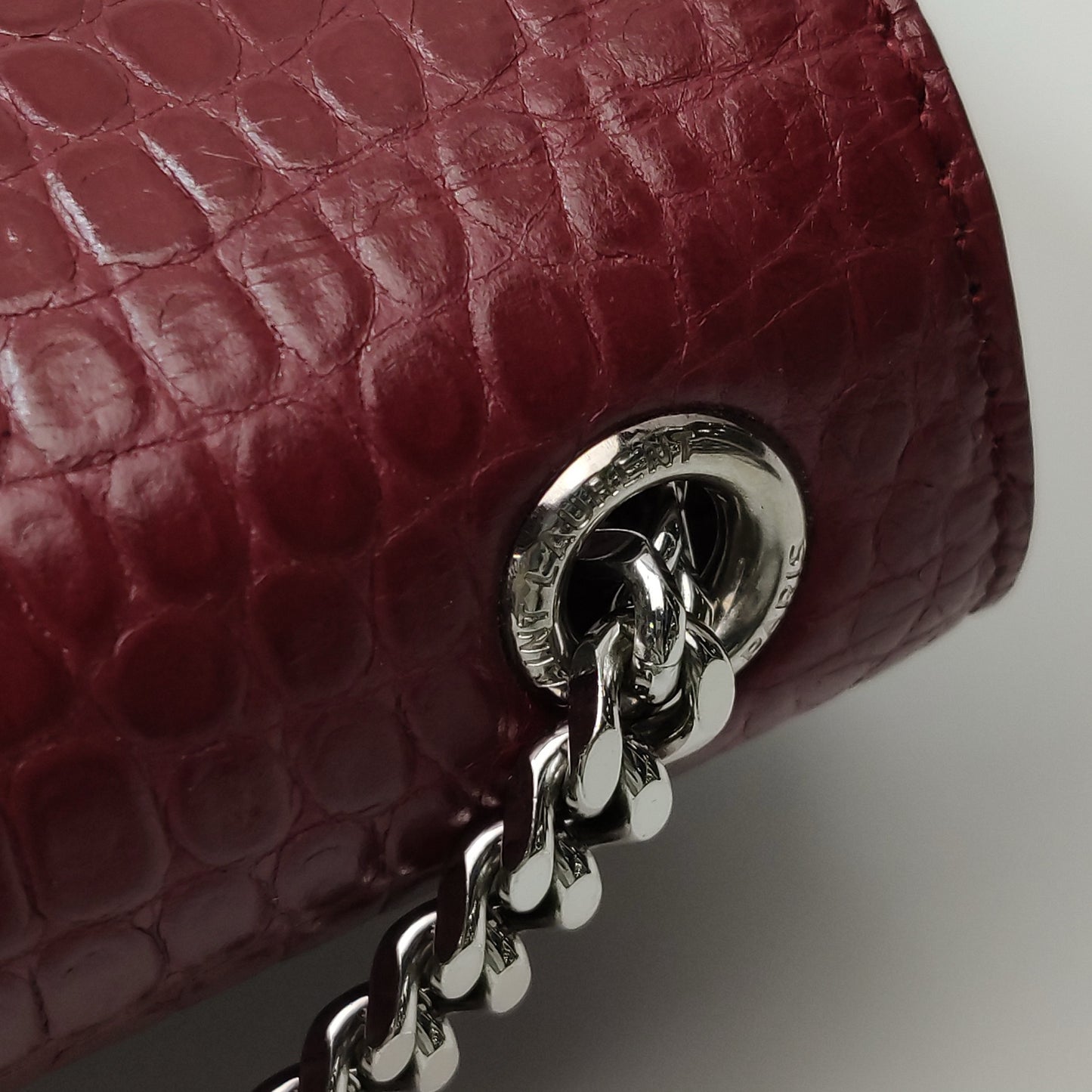 Saint Laurent - Kate - Leather - Burgundy - (Small)