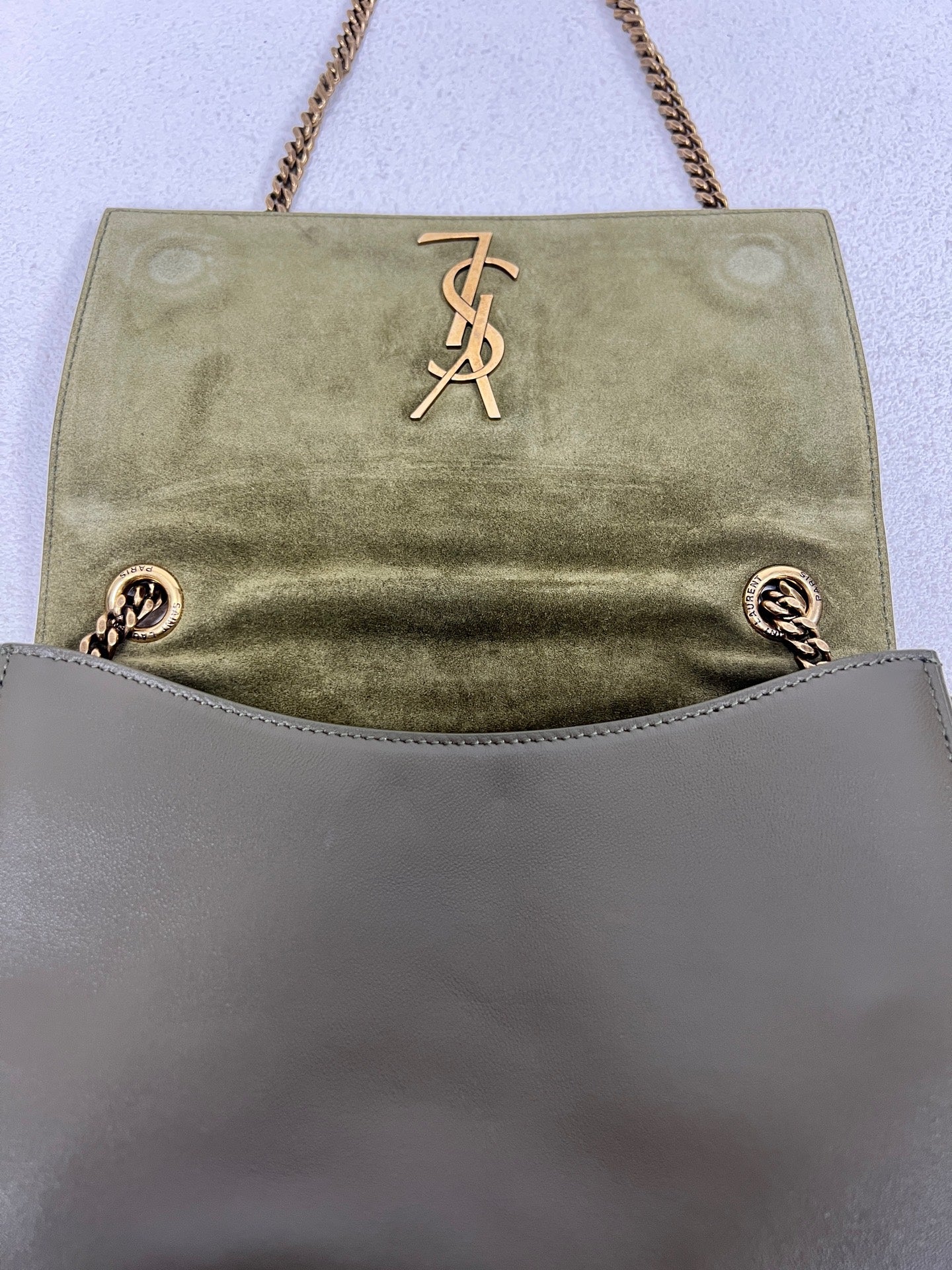 Saint Laurent - Kate - Leather - Green - (medium)