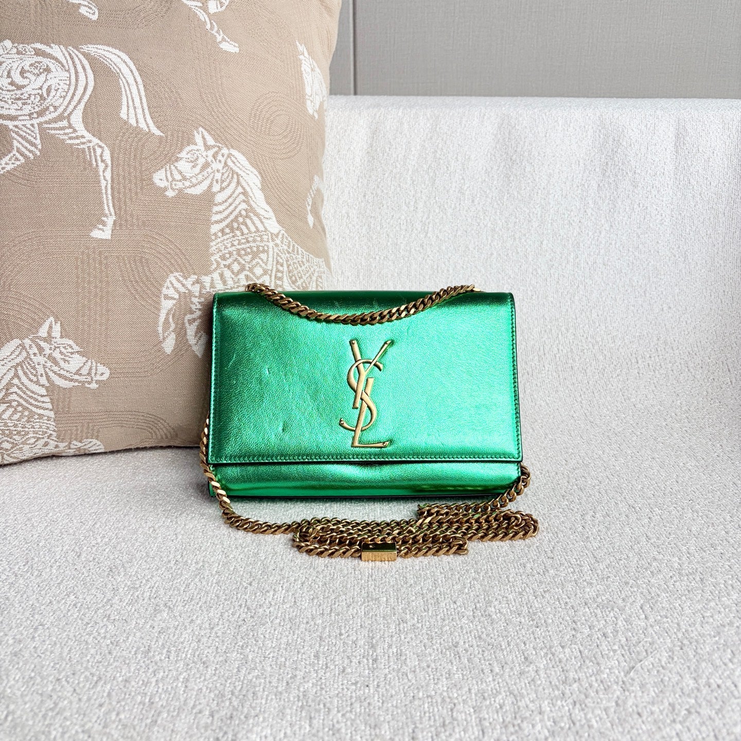 Saint Laurent - Kate - Leather - Green - (Mini)
