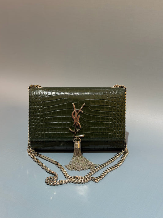 Saint Laurent - Kate - Leather - Green - (mini)