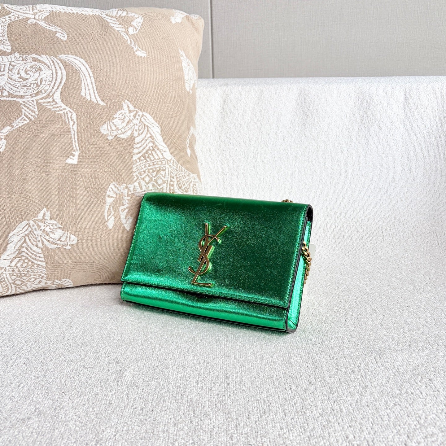 Saint Laurent - Kate - Leather - Green - (Mini)