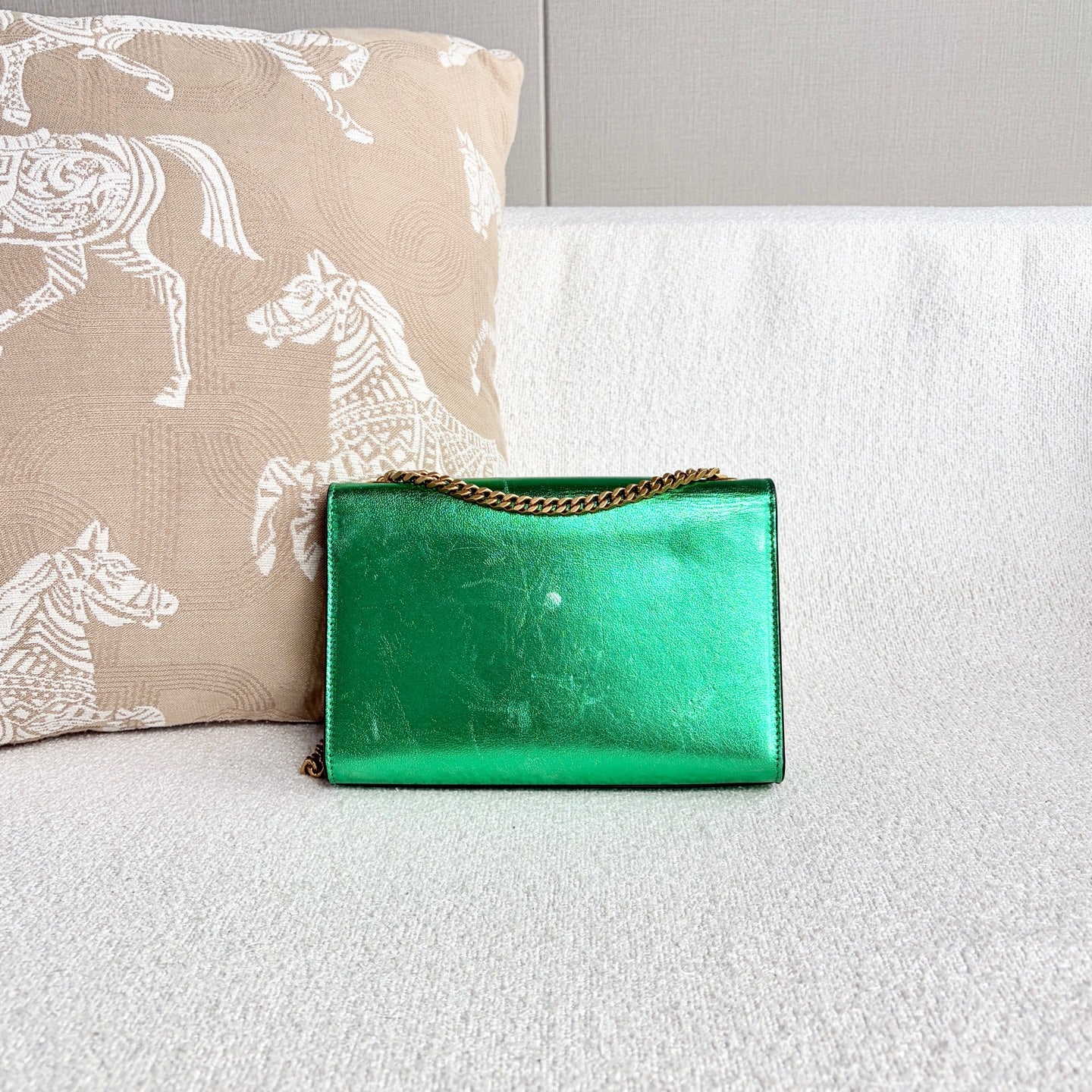 Saint Laurent - Kate - Leather - Green - (Mini)