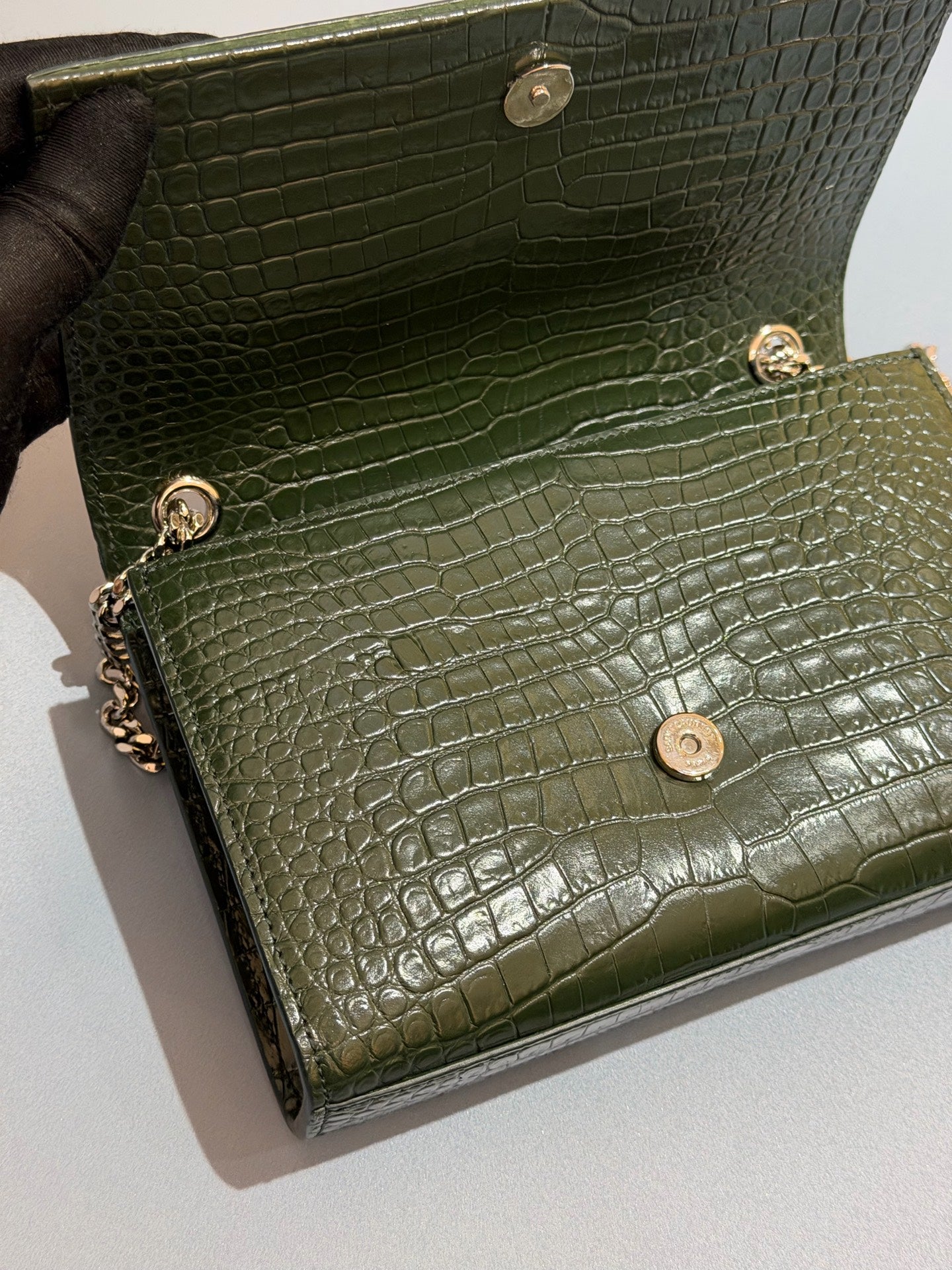 Saint Laurent - Kate - Leather - Green - (mini)