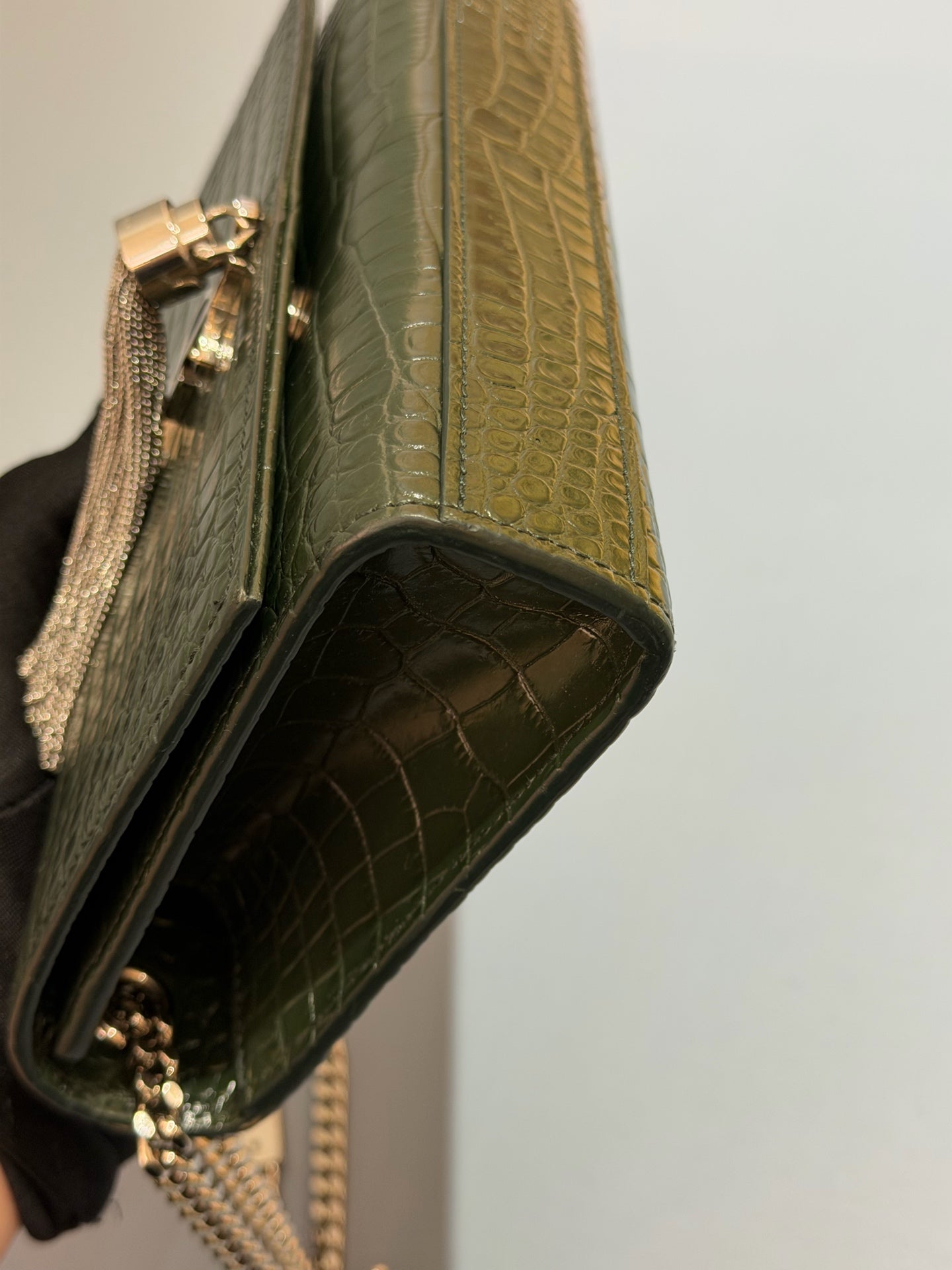 Saint Laurent - Kate - Leather - Green - (mini)