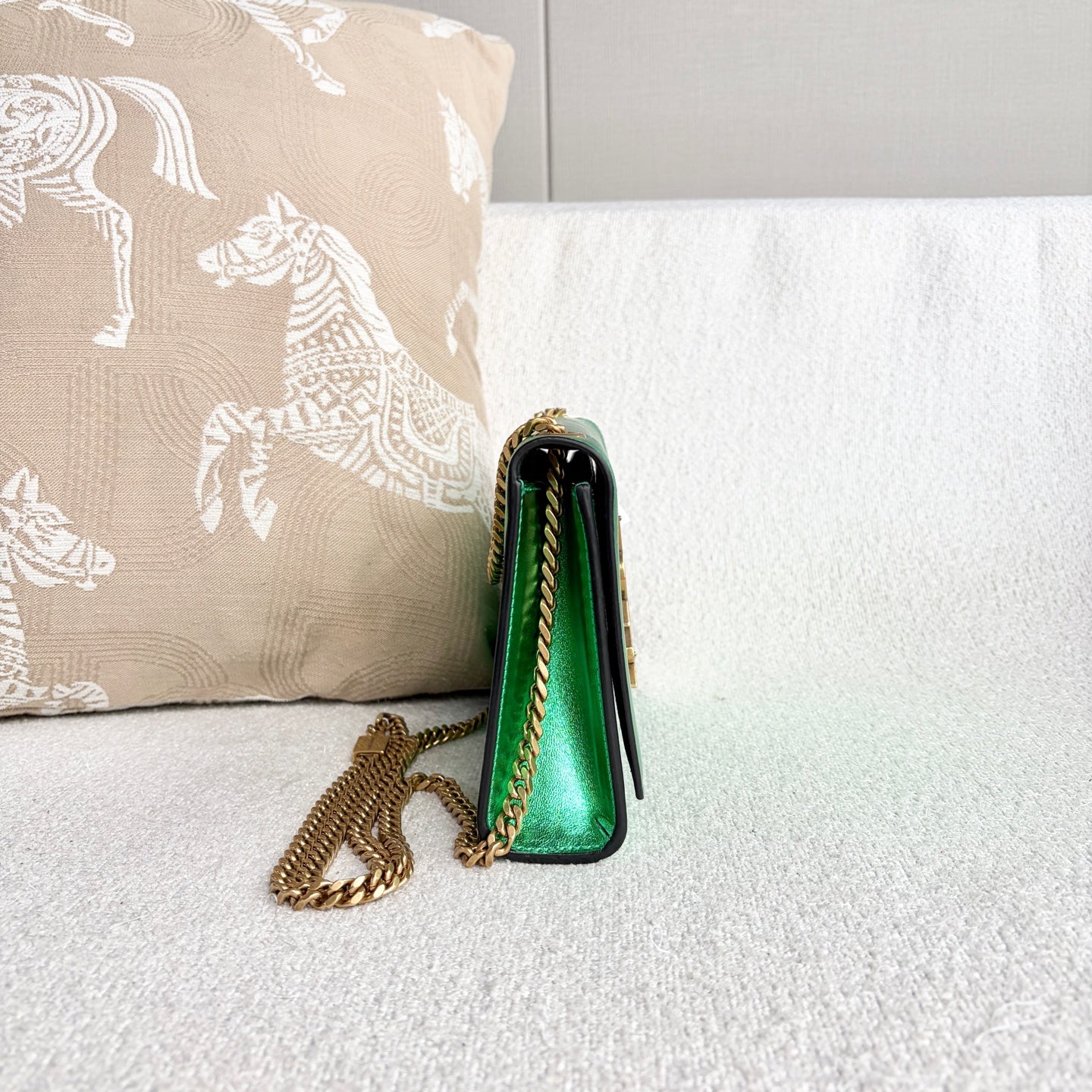 Saint Laurent - Kate - Leather - Green - (Mini)