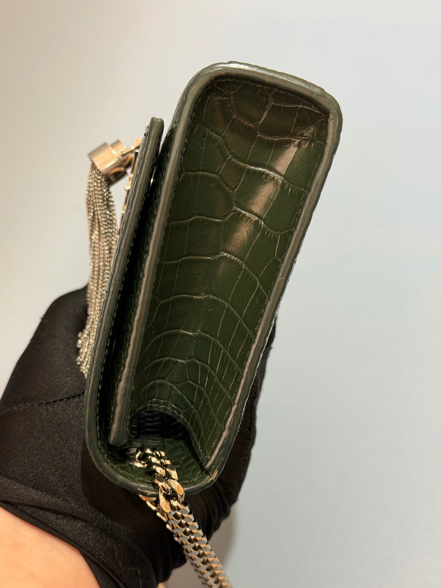 Saint Laurent - Kate - Leather - Green - (mini)