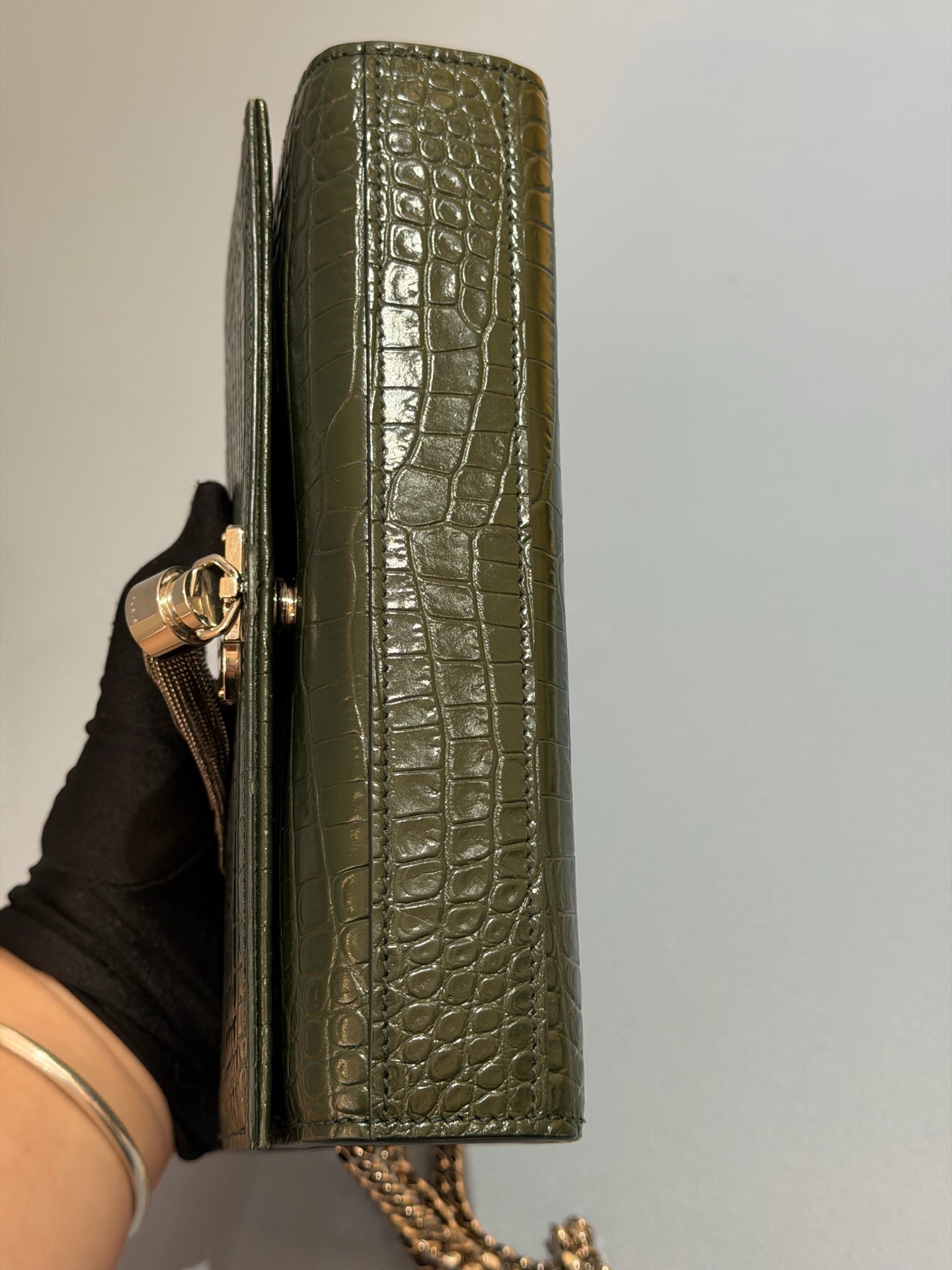 Saint Laurent - Kate - Leather - Green - (mini)