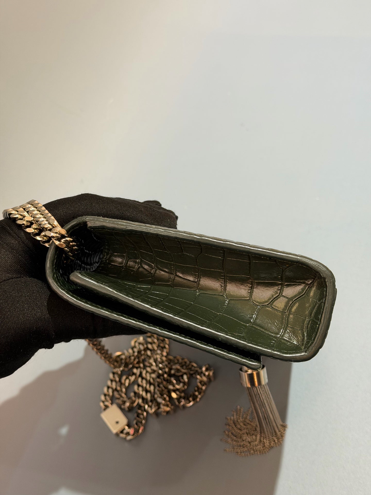 Saint Laurent - Kate - Leather - Green - (mini)