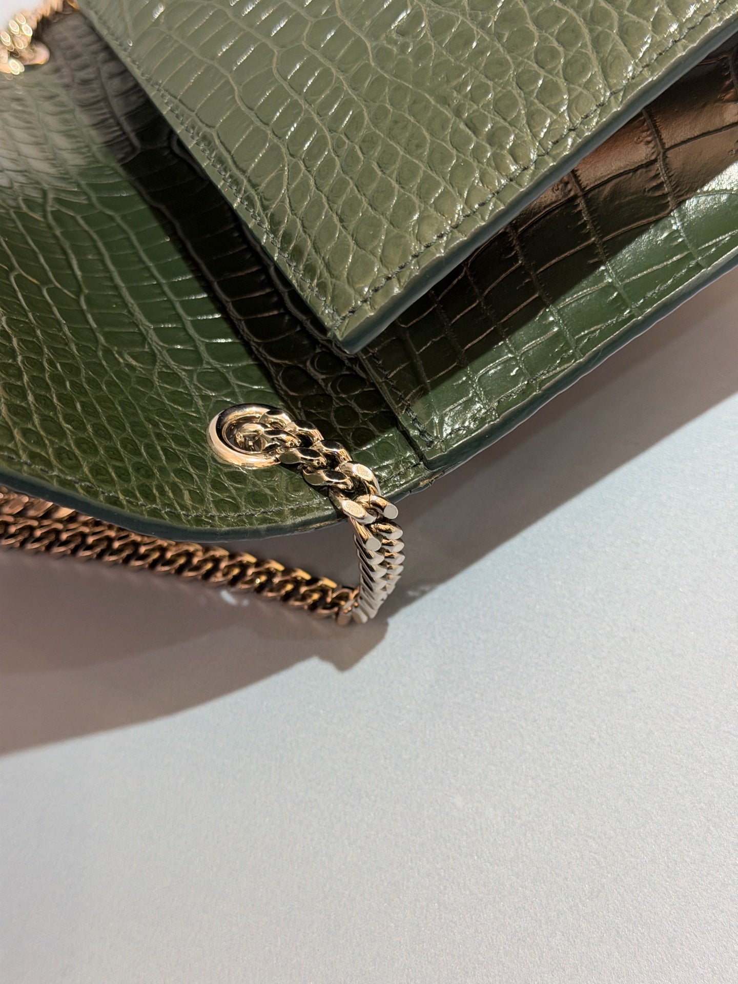 Saint Laurent - Kate - Leather - Green - (mini)