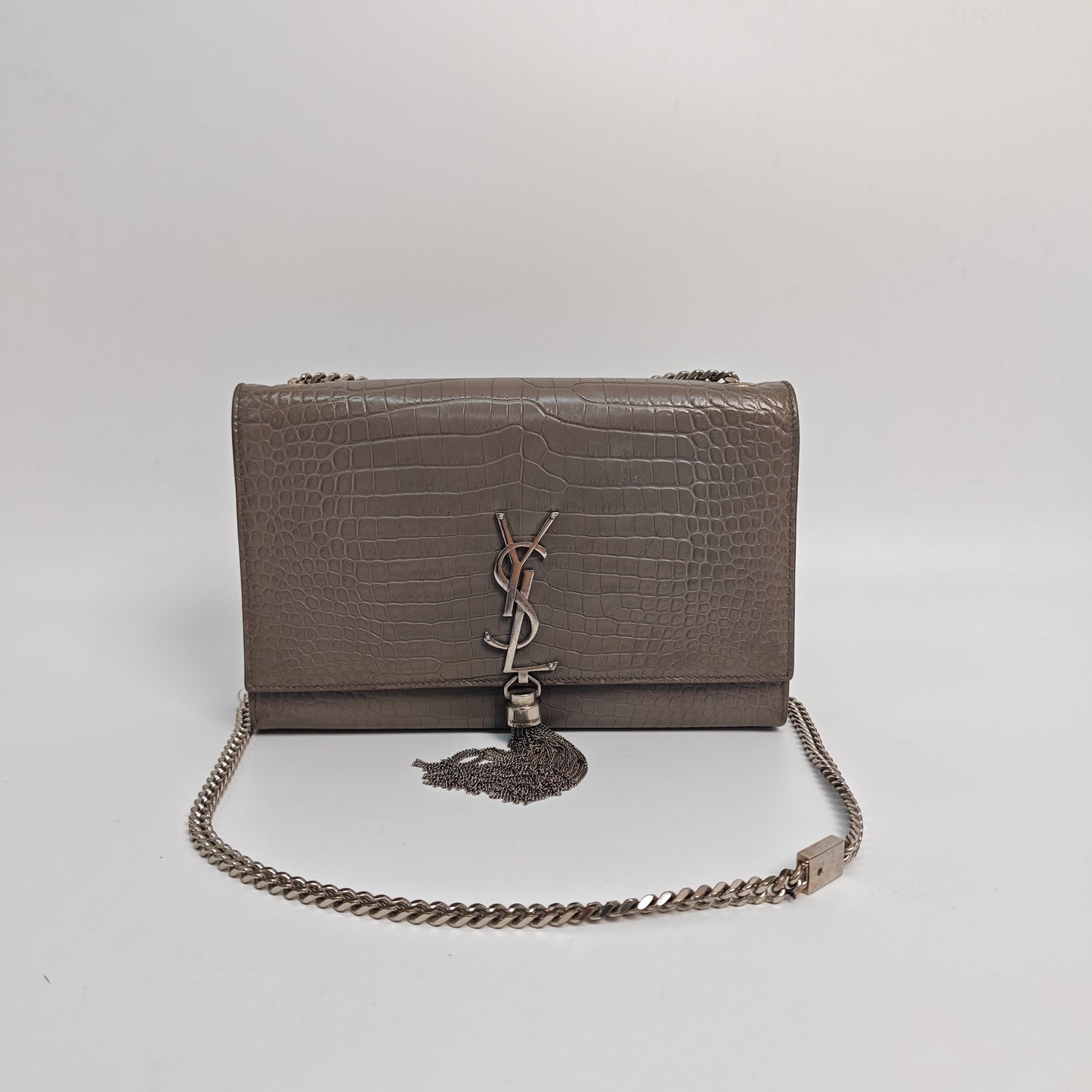 Saint Laurent - Kate - Leather - Grey - (medium)