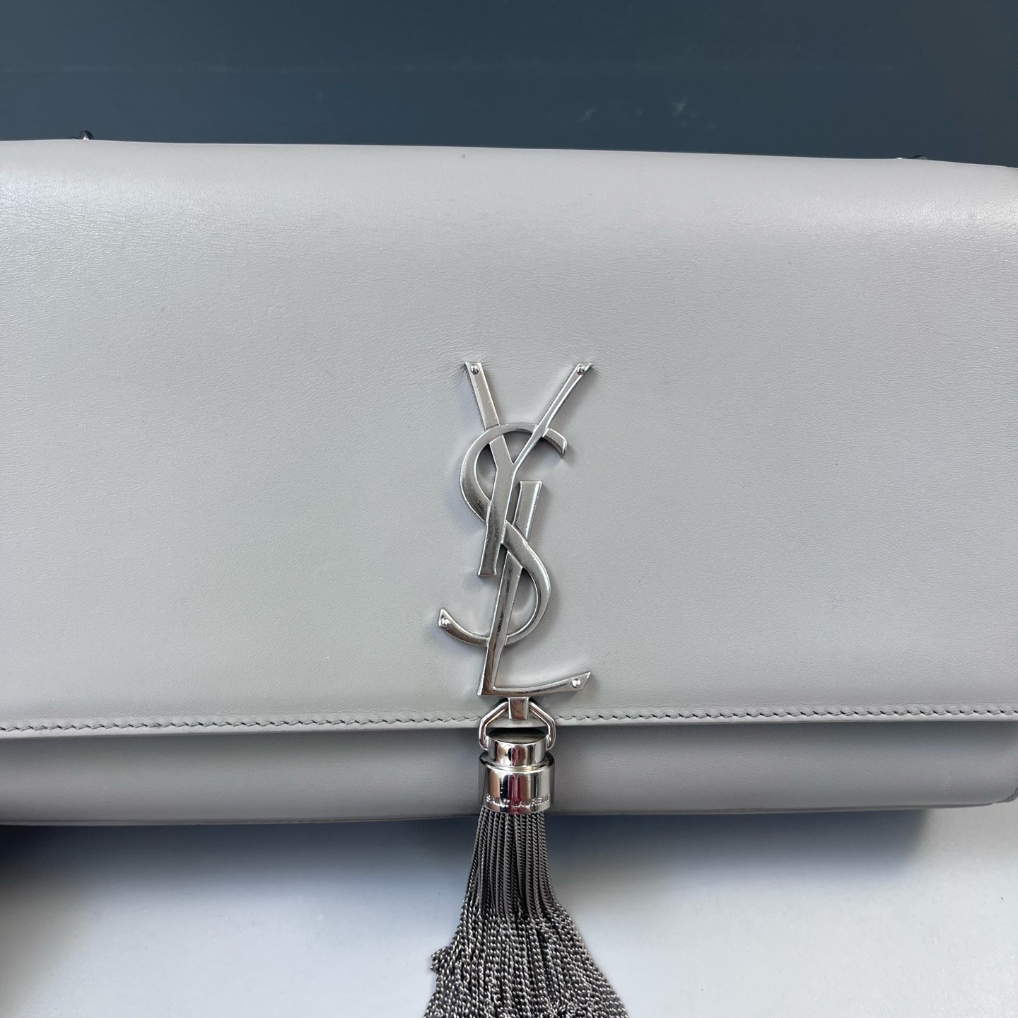 Saint Laurent - Kate - Leather - Grey - (medium)