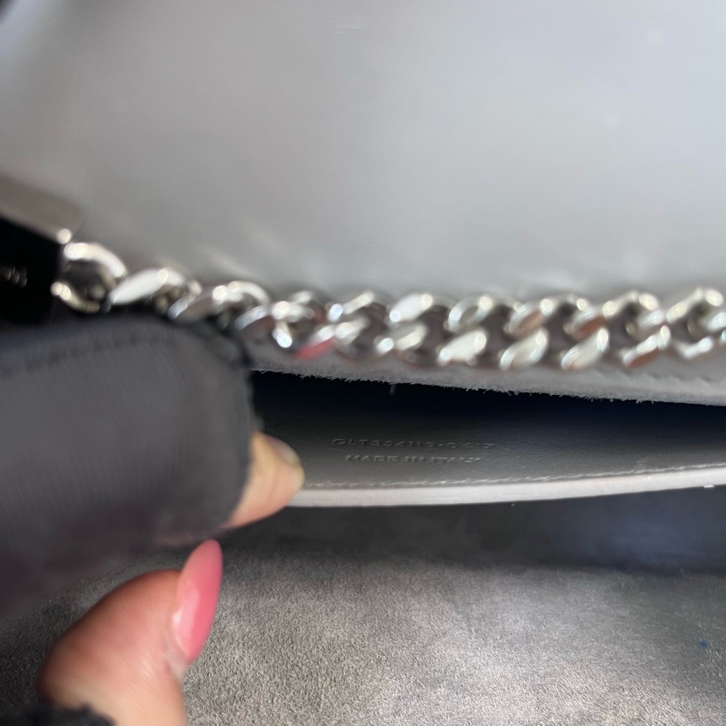 Saint Laurent - Kate - Leather - Grey - (medium)
