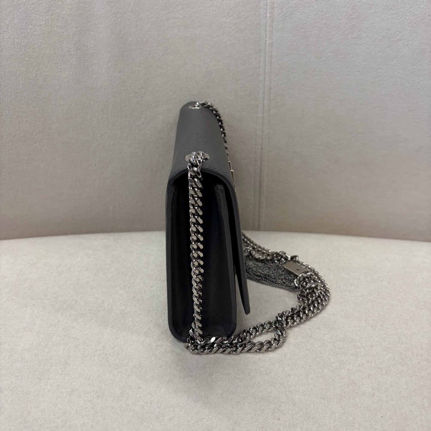 Saint Laurent - Kate - Leather - Grey - (small)