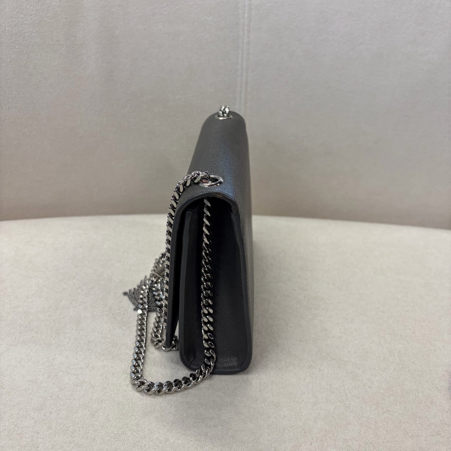 Saint Laurent - Kate - Leather - Grey - (small)