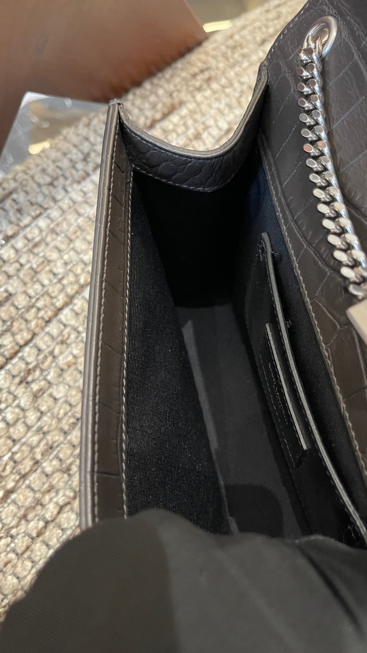 Saint Laurent - Kate - Leather - Grey - (small)