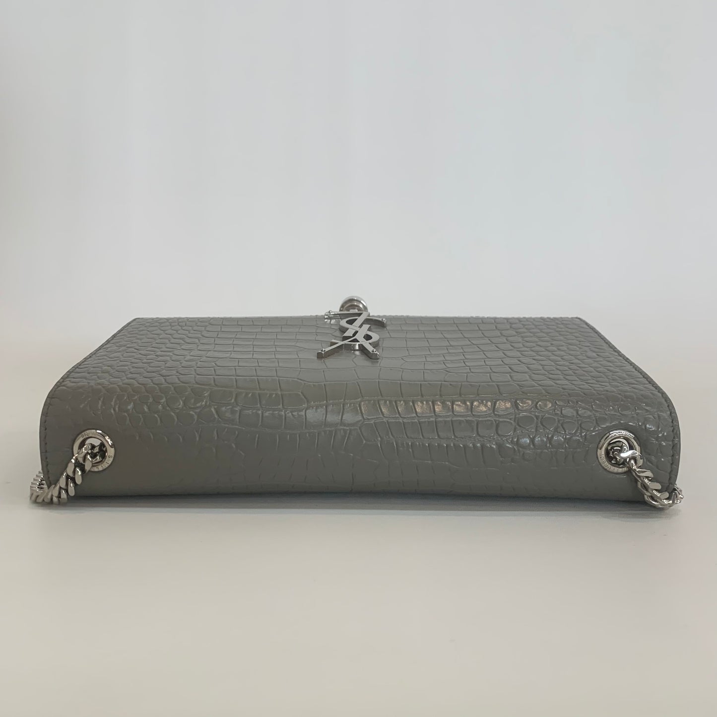Saint Laurent - Kate - Leather - Grey - (small)