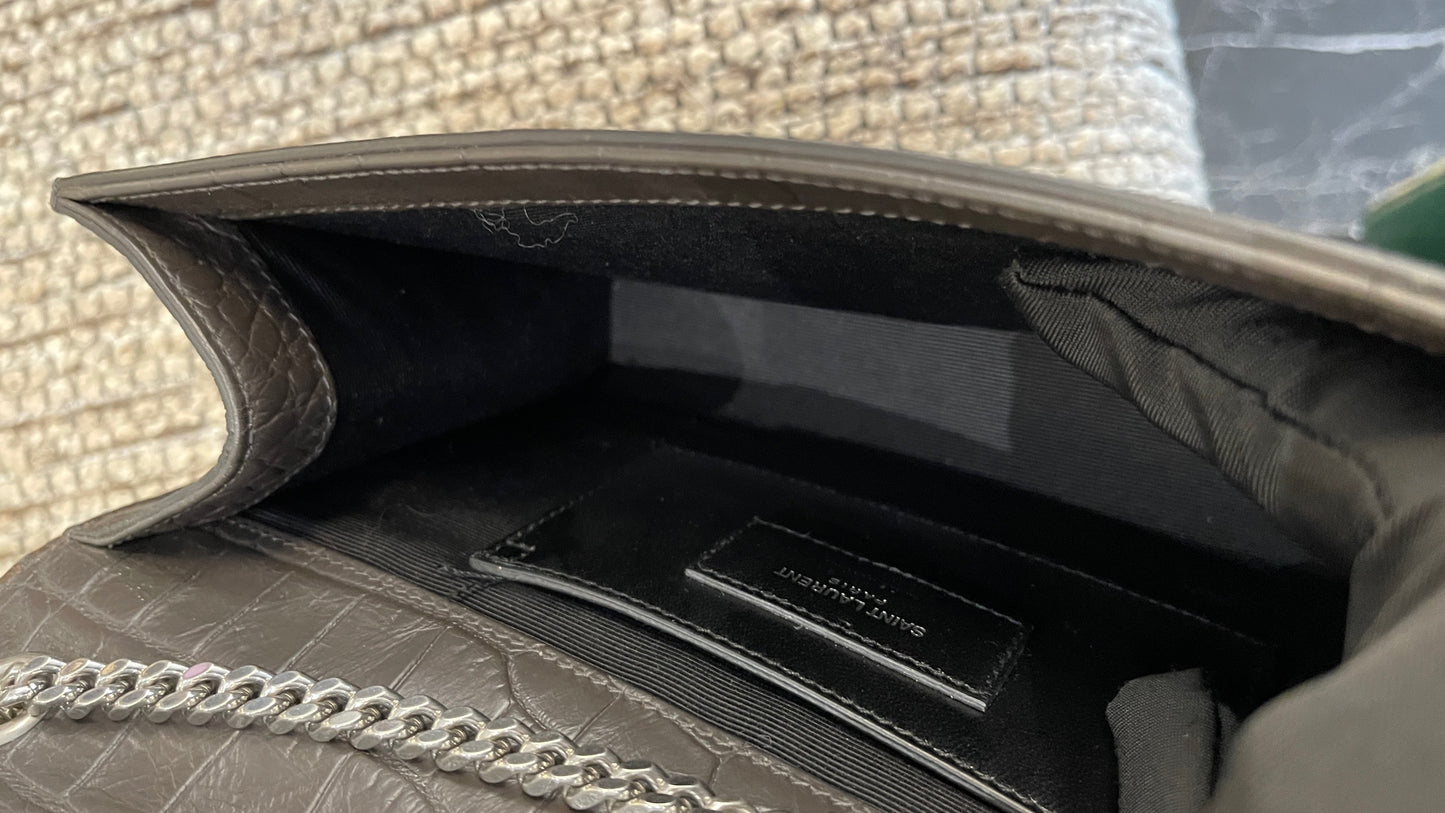 Saint Laurent - Kate - Leather - Grey - (small)