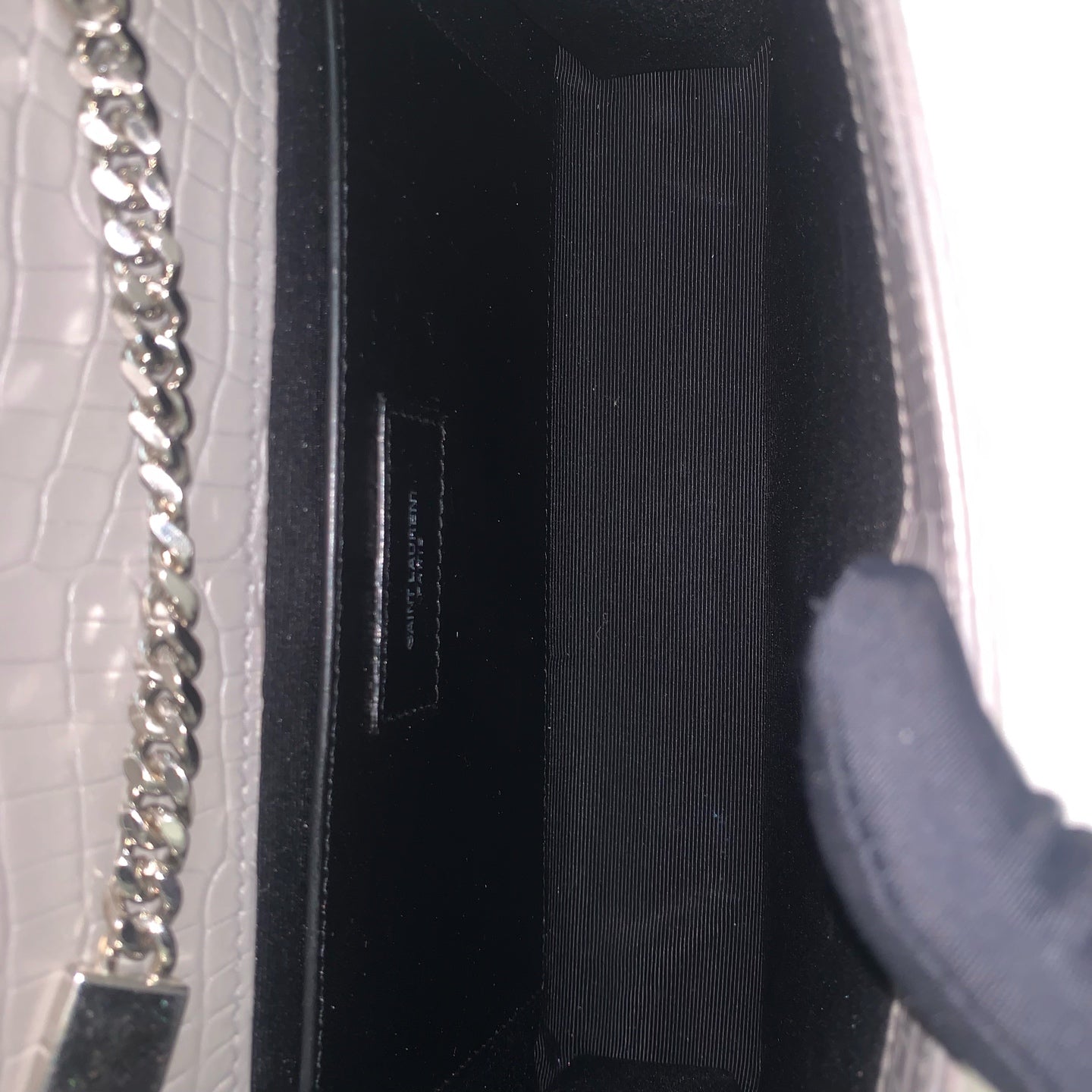 Saint Laurent - Kate - Leather - Grey - (small)